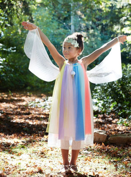 Disfraz Rainbow - talla 5-6 - Miss Coppelia