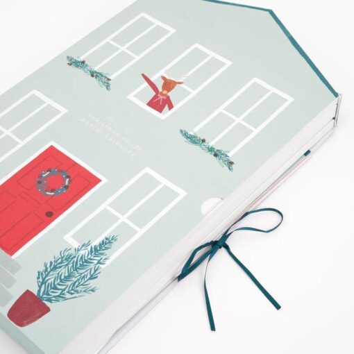 Calendario de adviento - Casa Navideña de papel
