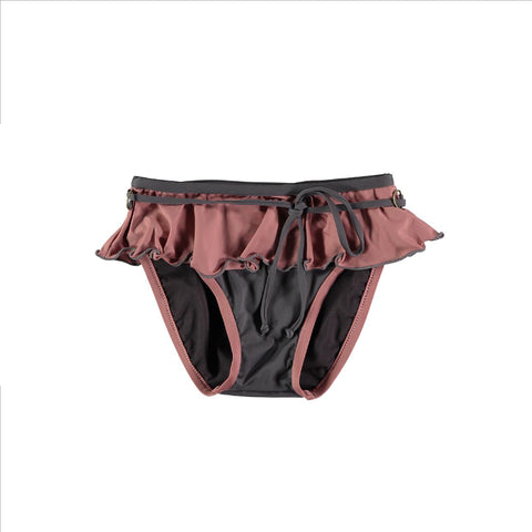 Culetín lycra y tul - rosa viejo y gris - Miss Coppelia