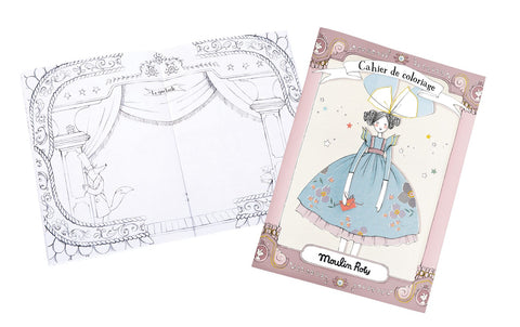Cuaderno de colorear - Érase una vez - Miss Coppelia