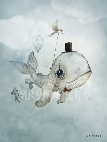 Lámina Dear Whalie 50x70cm - Miss Coppelia