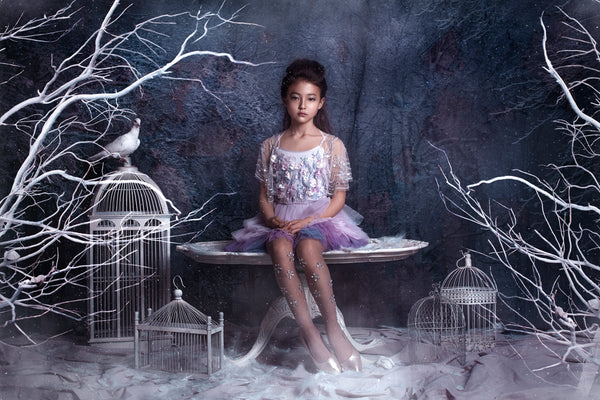 Tutu Du Monde Vestido de tul Charmed Fields - Violet Veil - Miss Coppelia