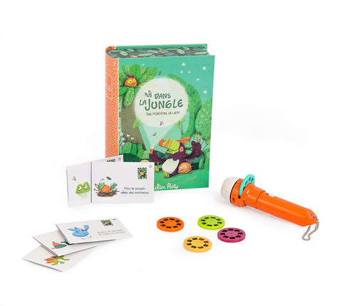 Libro con proyector - historias de la jungla