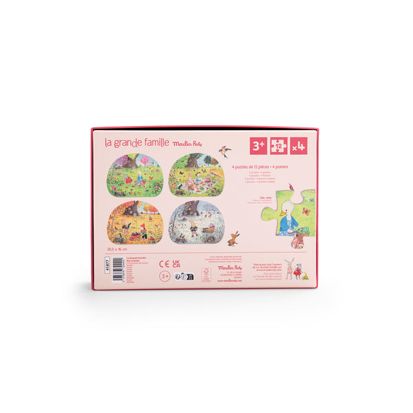 Puzzle  Las cuatro estaciones - La Gran Familia