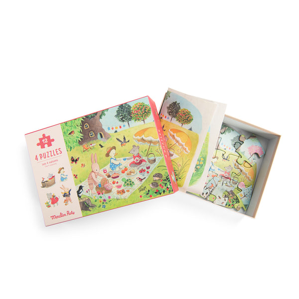 Puzzle  Las cuatro estaciones - La Gran Familia