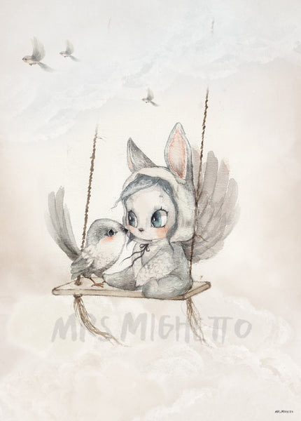 Lámina Mini Bird Master 50x70cm - Miss Coppelia