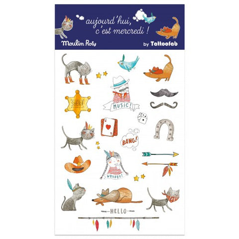 Tatuajes indios y vaqueros  - Moulin Roty - Miss Coppelia