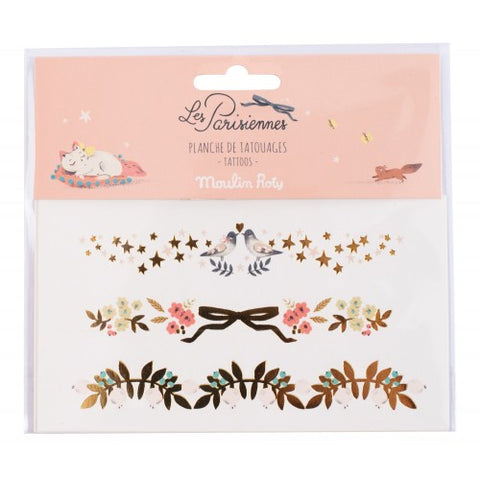 Tatuajes pulseras - Les Parisiennes - Miss Coppelia