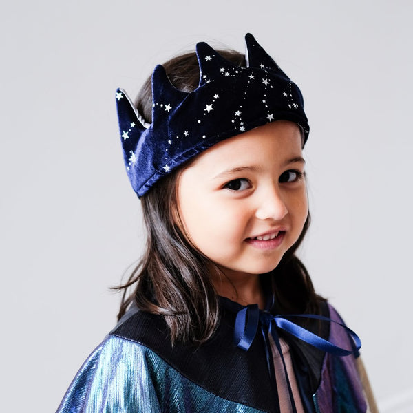Corona de terciopelo Mystical - Navy
