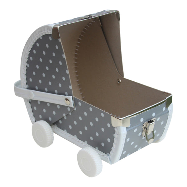 Caja cochecito de muñecos - gris - Miss Coppelia