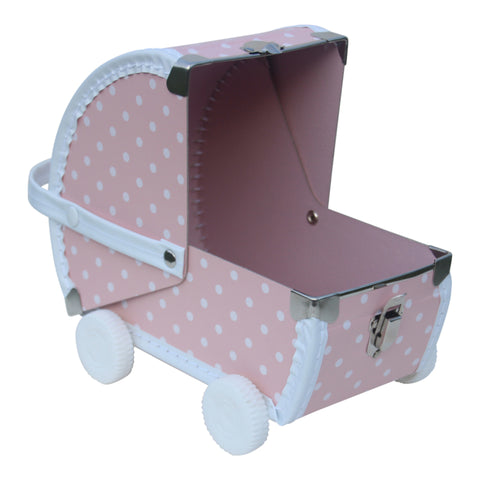 Caja cochecito de muñecos - rosa - Miss Coppelia