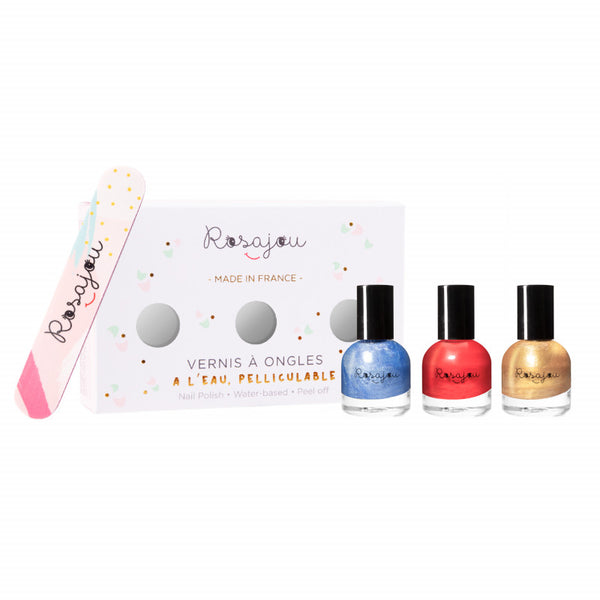 Set de lima y 3 lacas de uñas CHERI GIVRE MADAME