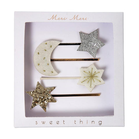Horquillas - lunas y estrellas - Miss Coppelia