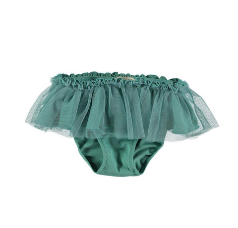 Culetín lycra y tul - verde piscina - Miss Coppelia