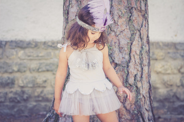 Tutu Du Monde Walk de Plank mono - platinum/lilac - Miss Coppelia