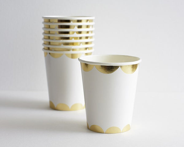 Vasos ondas - dorado - Miss Coppelia