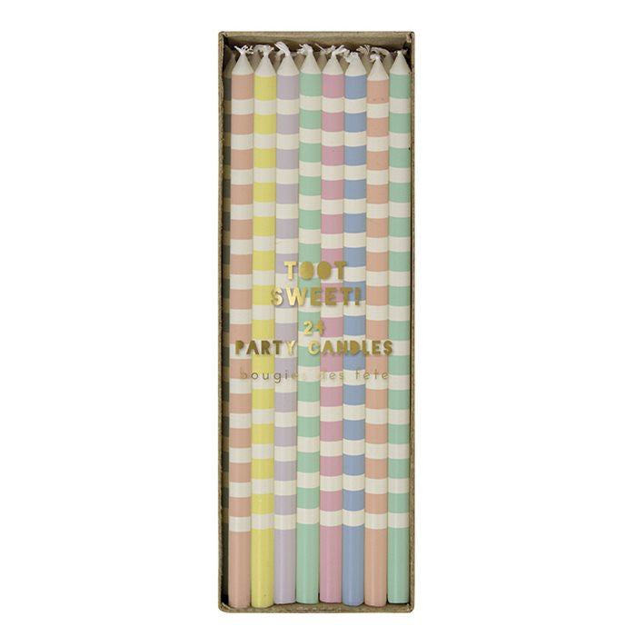 Pastels velas a rayas - Miss Coppelia