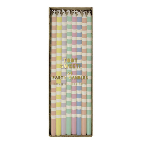 Pastels velas a rayas - Miss Coppelia