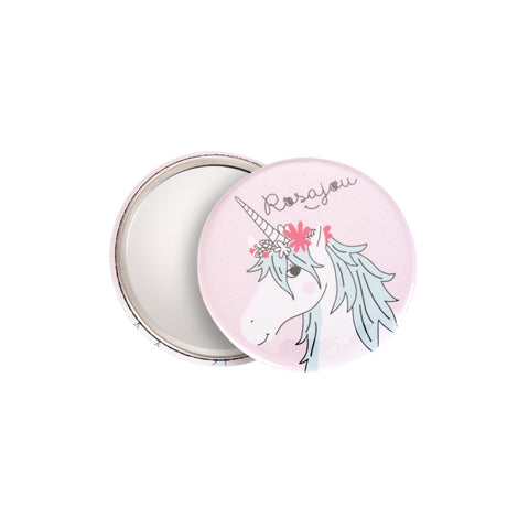 Espejo de bolsillo unicornio