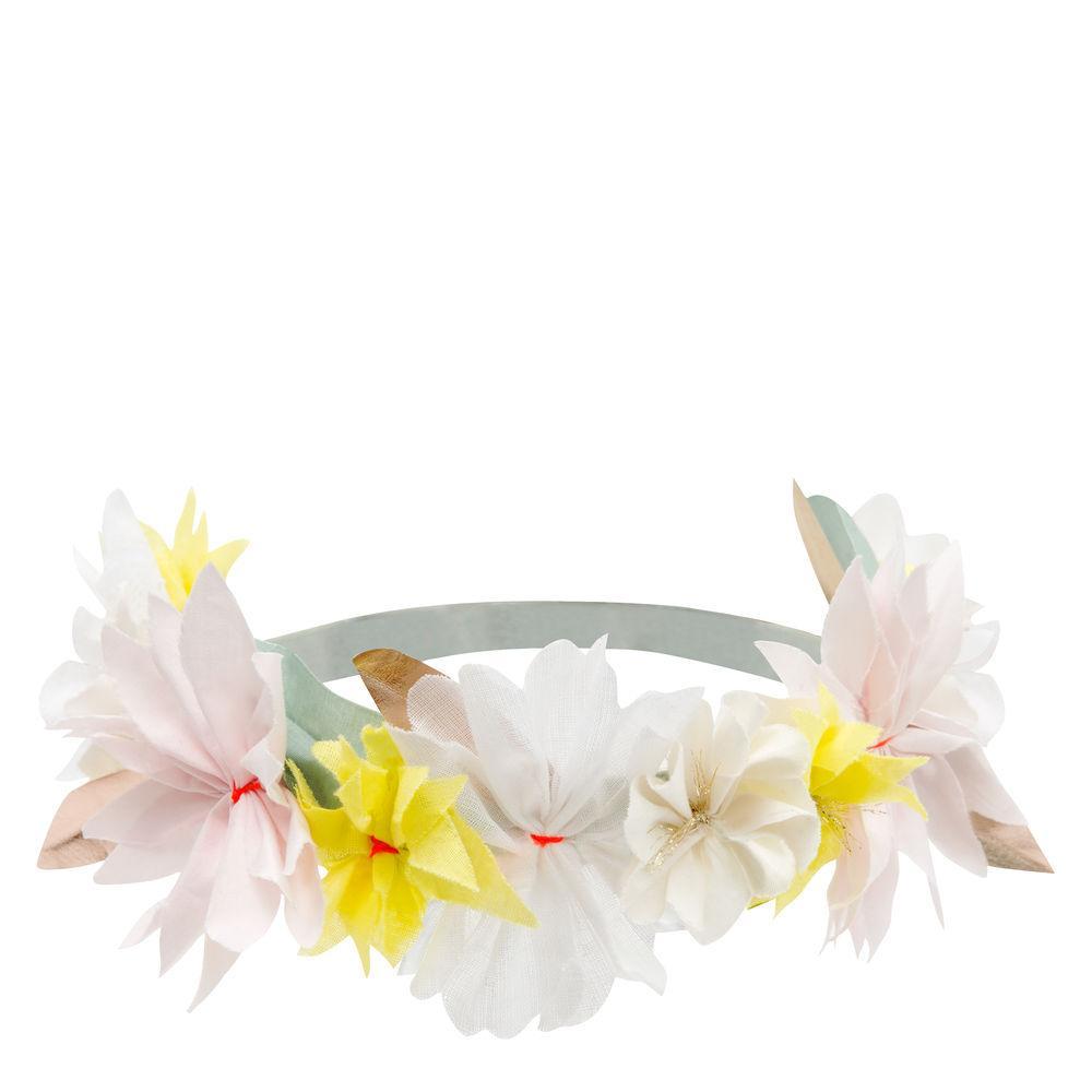 Corona de flores de tela - Miss Coppelia