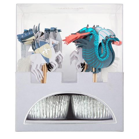 Caballeros del Dragón -  cupcake kit - Miss Coppelia